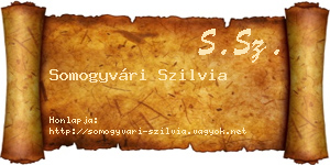 Somogyvári Szilvia névjegykártya